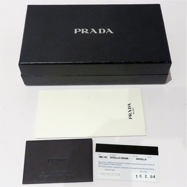 5%OFF】プラダ PRADA 1ML183 サフィアーノ L字ファスナー ウォレット 長財布 レディース  【中古】｜激安アクセサリー通販のワンダープライス