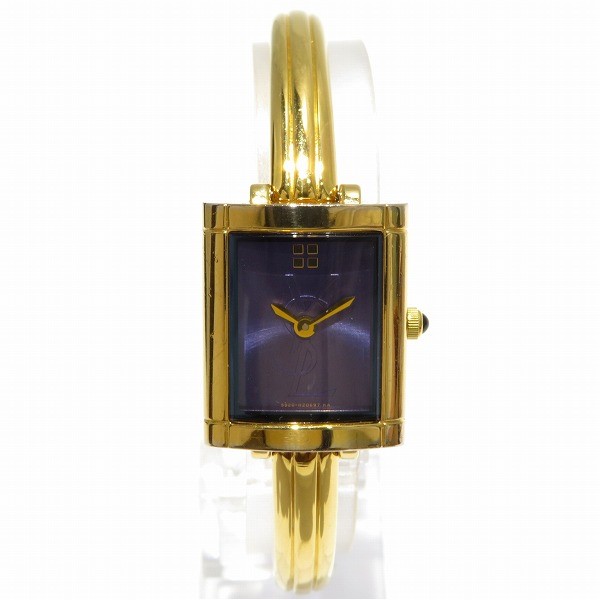 正規品 美品 YSL イヴ・サンローラン 腕時計 シルバーバングル ウォッチ