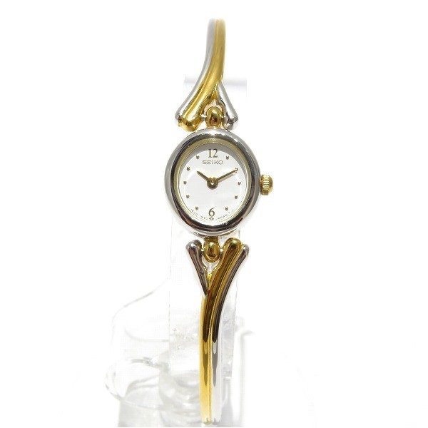 セイコー バングルウォッチ 1E20-6130 クォーツ 時計 腕時計