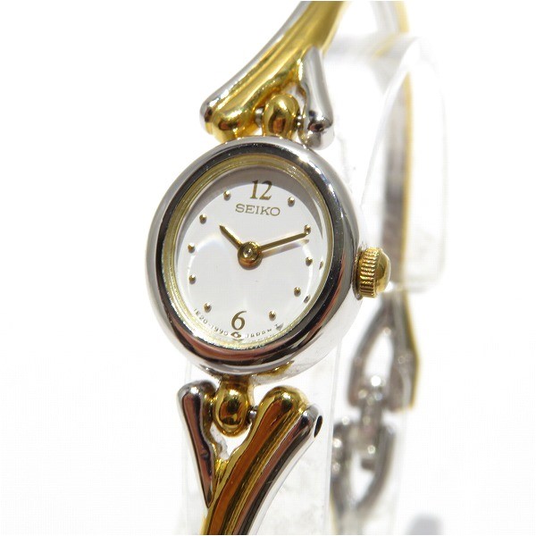 セイコー バングルウォッチ 1E20-6130 クォーツ 時計 腕時計