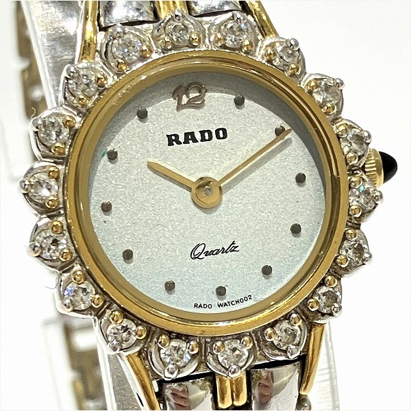 ラドー 133.9700.2 クォーツ ダイヤベゼル 時計 腕時計 レディース 