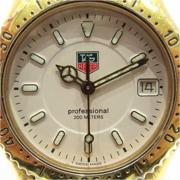 ✨ タグホイヤー・セル デイト WG1214-K0 クォーツ ボーイズ - 腕時計 
