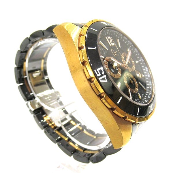 ゲスコレクション クロノグラフ クォーツ X76004G2S.07 時計 腕時計 メンズ 【中古】｜激安アクセサリー通販のワンダープライス