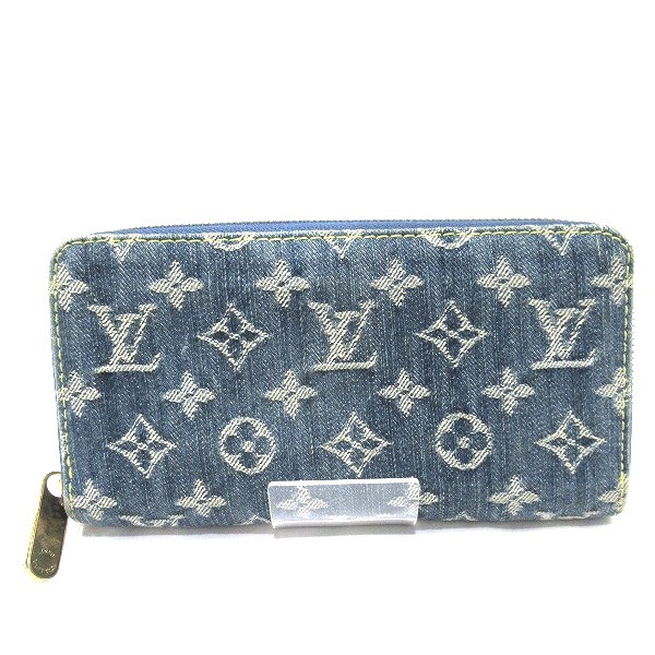 ルイヴィトン Louis Vuitton モノグラムデニム ジッピーウォレット