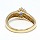 K18 18金 YG イエローゴールド リング 指輪 11号 サファイア 0.34 ダイヤ 0.15 総重量約3.9g