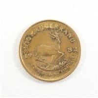 クルーガーランド 1/10oz 1/10オンス コイン 金貨 K22YG 地金 総重量約3.4g