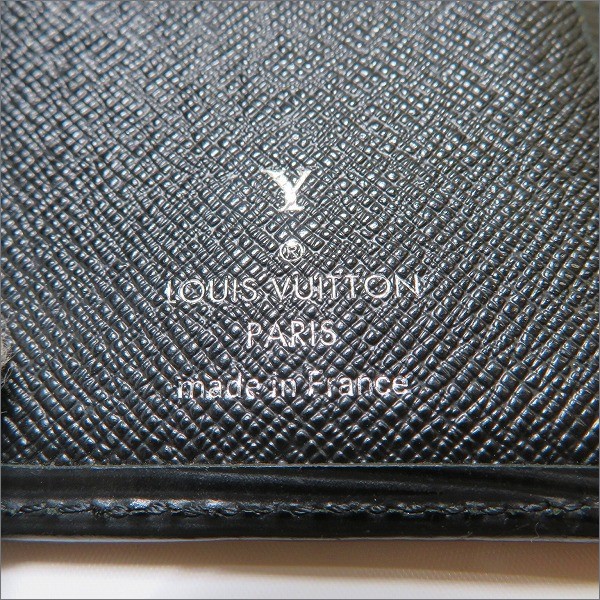 LOUIS VUITTON ポルトフォイユ ブラザ M60622 エピ ノワール ブラック レザー メンズ レディース 人気 ブランド LV 二つ折り財布 折りたたみ ウォレット松前R56号店