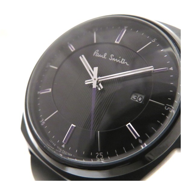 ポール スミス ブラック文字盤 GN-4W-S クォーツ 時計 腕時計 メンズ 