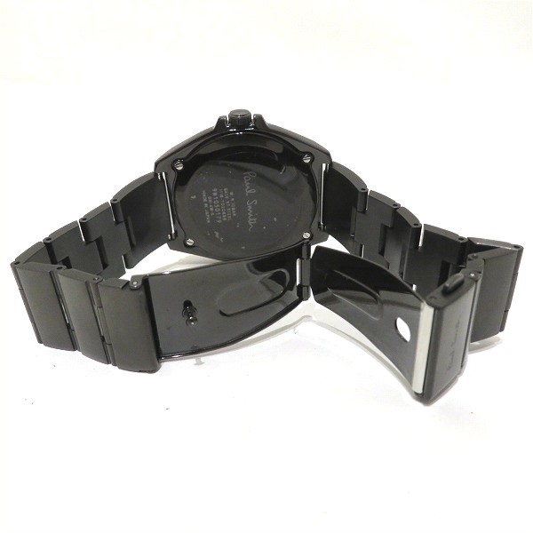 ポール スミス ブラック文字盤 GN-4W-S クォーツ 時計 腕時計 メンズ