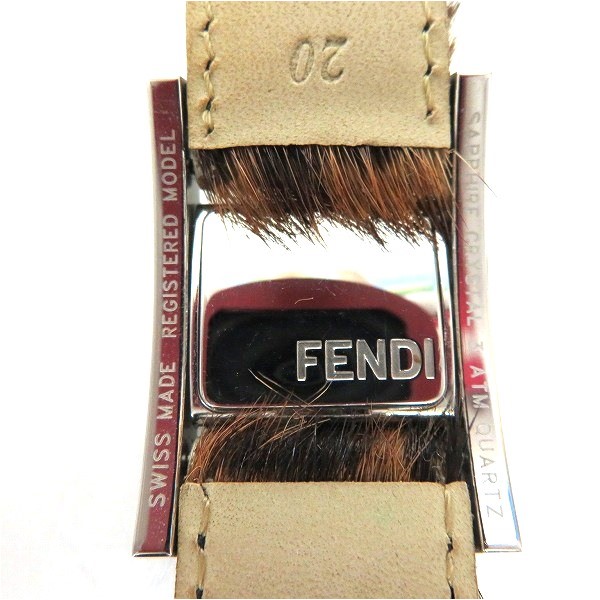 30%OFF】フェンディ FENDI ジャイロ 5010L クォーツ 回転フェイス 時計