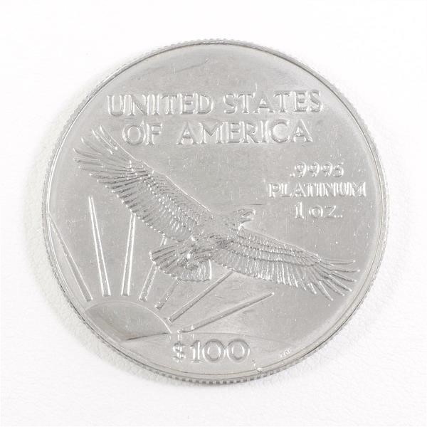 アメリカ イーグル 1oz 1オンス コイン 白金 PT1000 地金 総重量約31.1