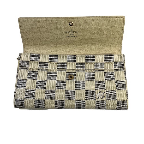 25%OFF】ルイヴィトン Louis Vuitton ダミエアズール ポルトフォイユサラ N61735 財布 長財布 ユニセックス  【中古】｜激安アクセサリー通販のワンダープライス