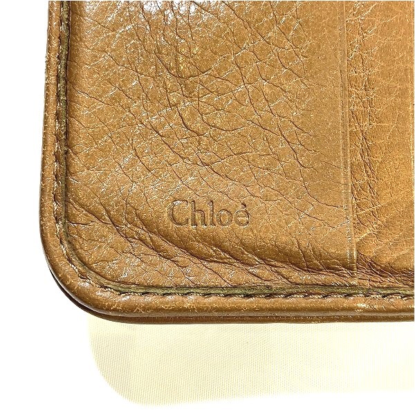 美品 Chloe クロエ パディントン 財布 パドロック 二つ折り 黒