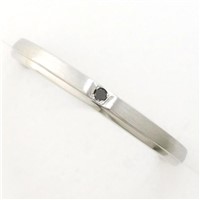 エクセルコダイヤモンド PT950 リング 指輪 18.5号 ブラックダイヤ 0.11 アイオライト 総重量約4.6g