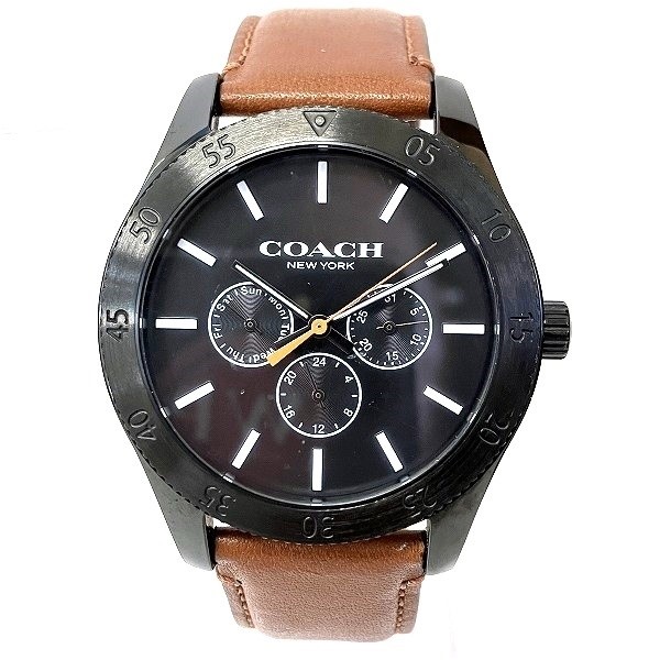 時計ショップHaru専用575 COACH コーチ時計　メンズ腕時計　クロノグラフ　ダイバーウォッチ