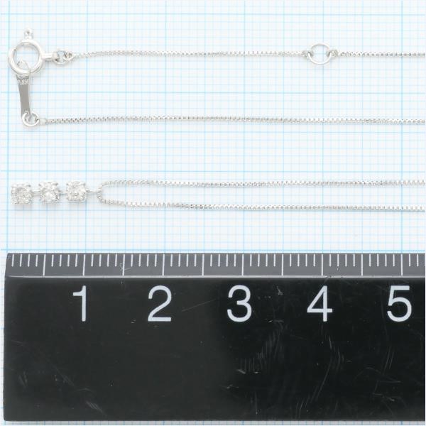 30%OFF】PT850 プラチナ ネックレス ダイヤ 0.20 総重量約1.3g 約40cm｜激安アクセサリー通販のワンダープライス