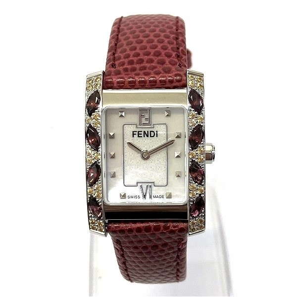 フェンディ FENDI クラシコ 7000L クォーツ シェル 時計 腕時計 