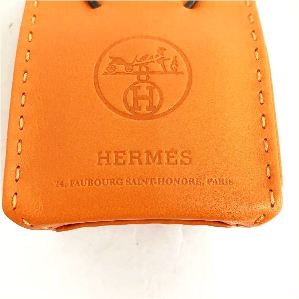 15%OFF】エルメス Hermes サックオランジュ オレンジ ショッパー型 