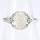 PT900 プラチナ リング 指輪 11号 オパール ダイヤ 総重量約3.2g