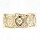 K18 18金 YG イエローゴールド リング 指輪 10.5号 ダイヤ 0.58 カード鑑別書 総重量約9.4g
