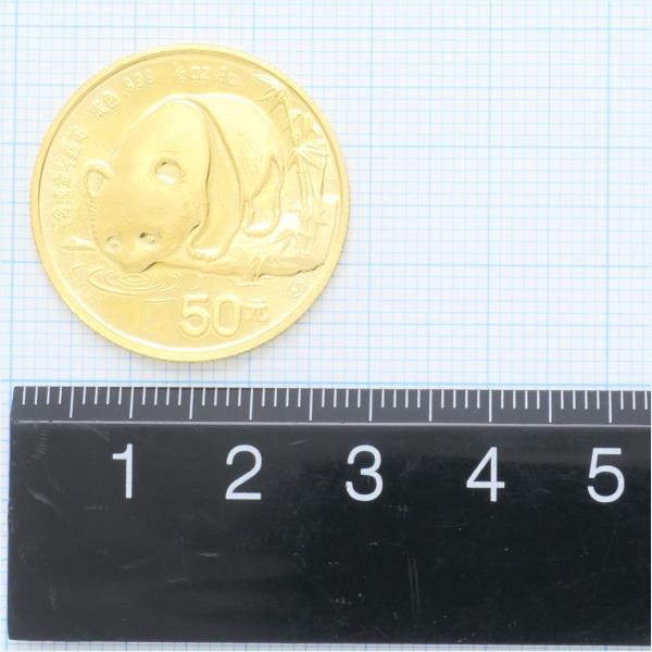 中国 パンダ 50元 1/2oz 1/2オンスコイン 金貨 K24YG 総重量約15.5g 