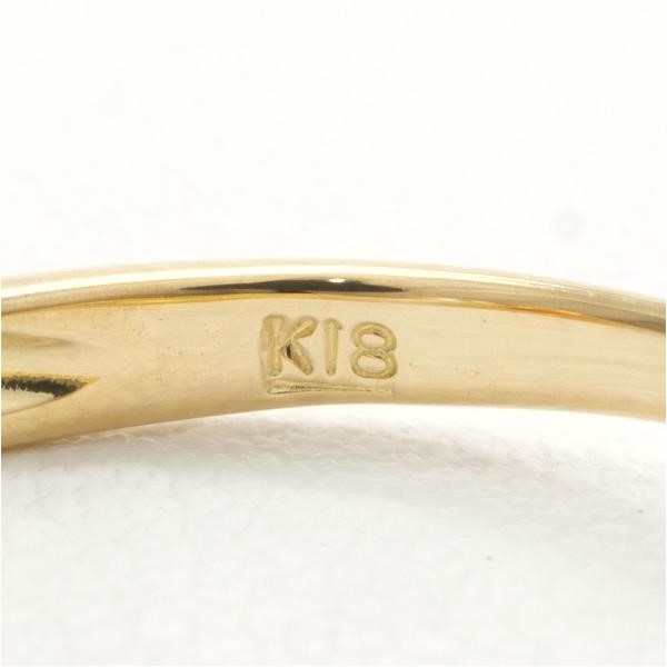日本製格安K18YG リング 指輪 12.5号 総重量約1.9g 中古 美品 送料無料☆0315 イエローゴールド