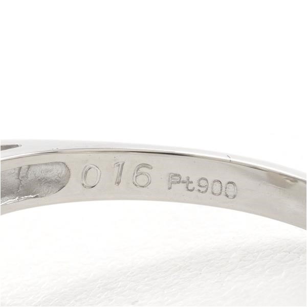 PT900 プラチナ リング 指輪 17号 ダイヤ 0.16 総重量約5.4g｜激安