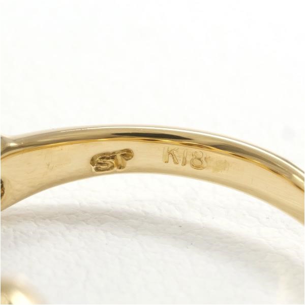 サマンサティアラ K18YG リング 指輪 4号 ダイヤ 総重量約1.9g  美品 送料無料☆0315