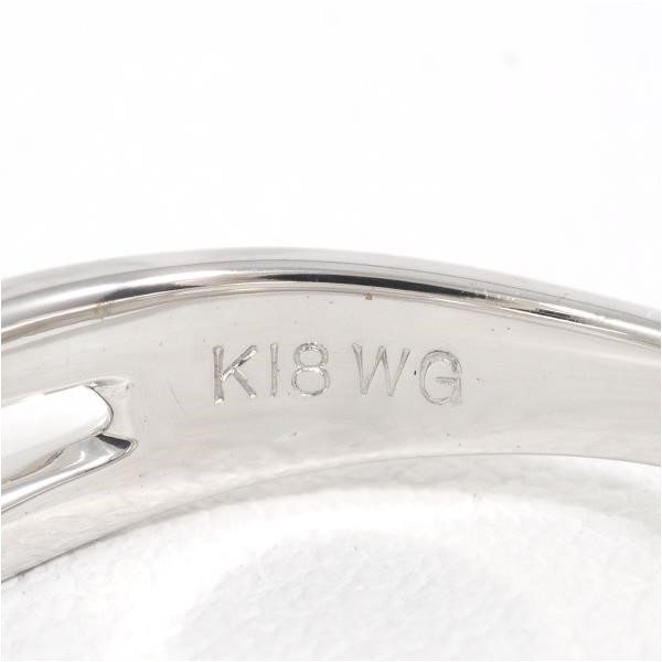 5%OFF】K18 18金 WG ホワイトゴールド リング 指輪 11号 ダイヤ 0.12