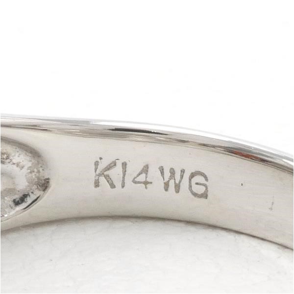 35%OFF】K14 14金 WG ホワイトゴールド リング 指輪 6号 ガーネット ダイヤ 総重量約2.1g｜激安アクセサリー通販のワンダープライス