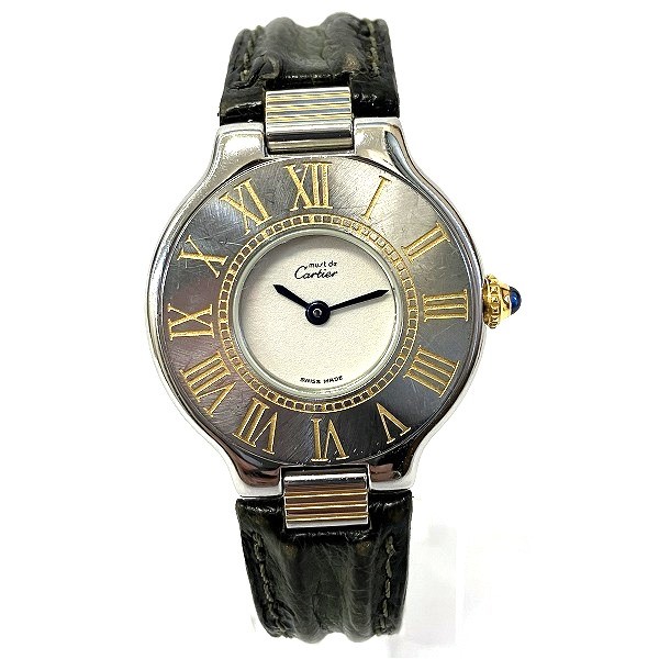 15%OFF】カルティエ Cartier マスト21 クォーツ 時計 腕時計 ...