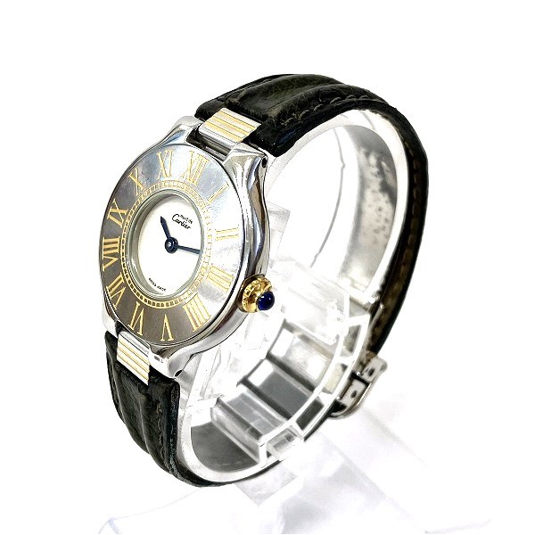 15%OFF】カルティエ Cartier マスト21 クォーツ 時計 腕時計 