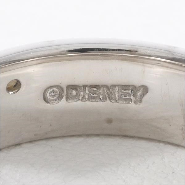 ディズニー ミッキーマウス K18WG リング 指輪 9号 ダイヤ 0.07 総重量