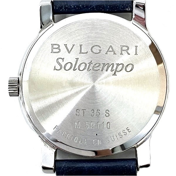 20%OFF】ブルガリ BVLGARI ソロテンポ ST35S クォーツ 時計 腕時計 ...