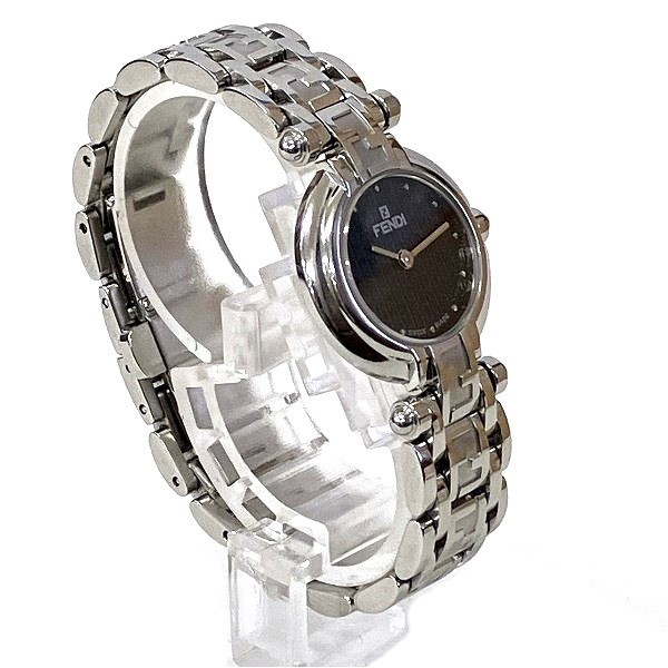 極美品】FENDI フェンディ 腕時計 750L シルバー ズッカ柄ののの時計_ 