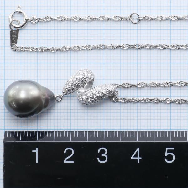 35%OFF】PT900 プラチナ PT850 ネックレス パール ダイヤ 0.45 総重量約9.4g 約40cm ｜激安アクセサリー通販のワンダープライス