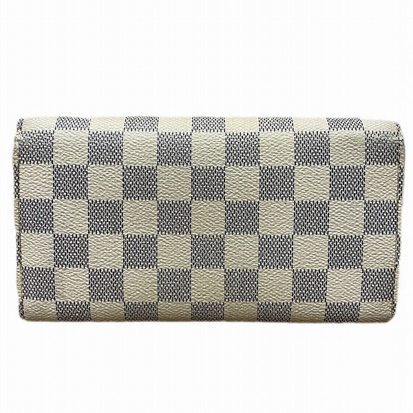 10%OFF】ルイヴィトン Louis Vuitton ダミエアズール ポルトフォイユサラ N61735 長財布 2つ折り財布 ユニセックス  【中古】｜激安アクセサリー通販のワンダープライス