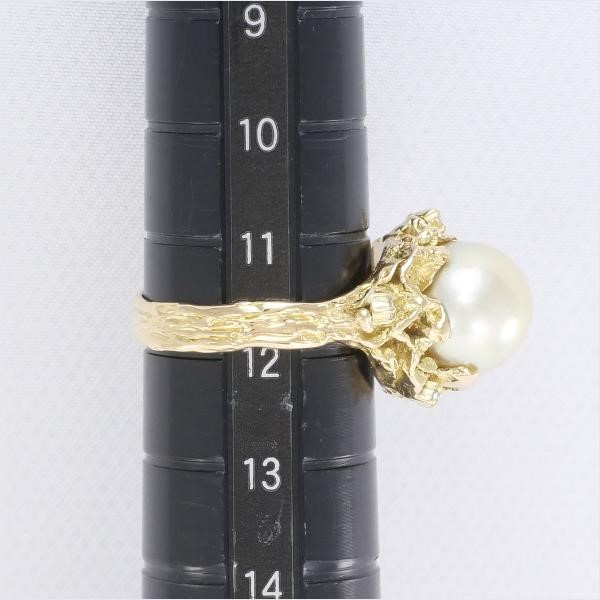 最適K18 ゴールド 約10号 灰色石 総重量約7.8g リング 指輪 イエローゴールド