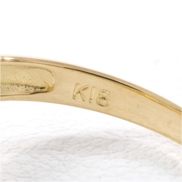 日本値下K18YG リング 指輪 15号 ペリドット 総重量約3.1g 中古 美品 送料無料☆0202 ペリドット