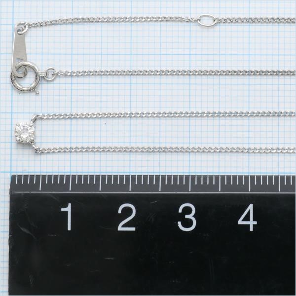 25%OFF】PT850 プラチナ ネックレス ダイヤ 0.14 総重量約2.2g 約40cm｜激安アクセサリー通販のワンダープライス