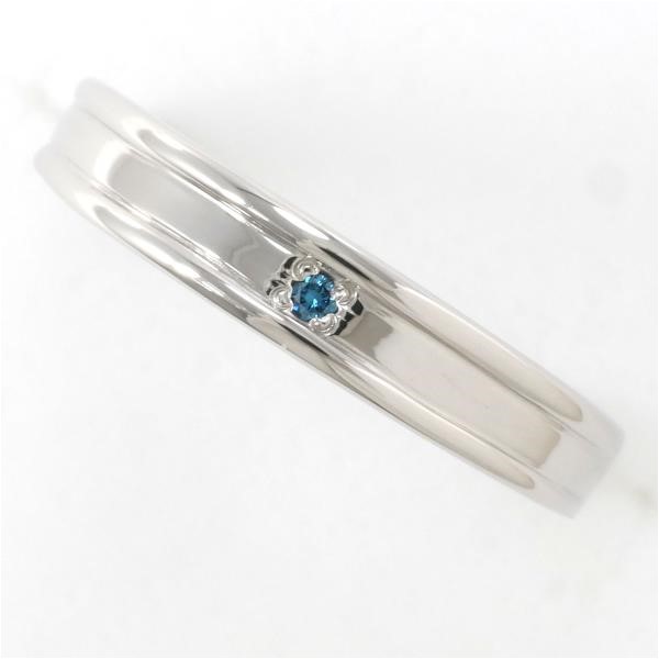 ブルーダイヤモンドリングブルー ダイヤモンド 1.05ct Pt900 プラチナ ダイヤ リング 指輪