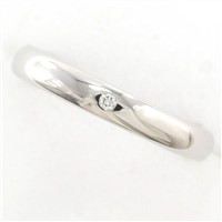 ギンザタナカ PT900 リング 指輪 7.5号 ダイヤ 0.01 総重量約3.4g