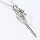 ギンザタナカ K18WG ネックレス ダイヤ 0.12 0.02 ローズクォーツ 総重量約2.7g 約44cm