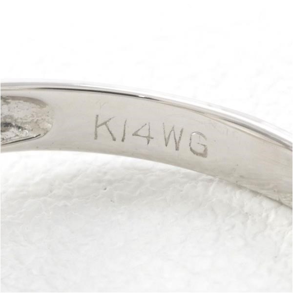 30%OFF】K14 14金 WG ホワイトゴールド リング 指輪 8.5号 ムーンストーン 総重量約2.0g｜激安アクセサリー通販のワンダープライス