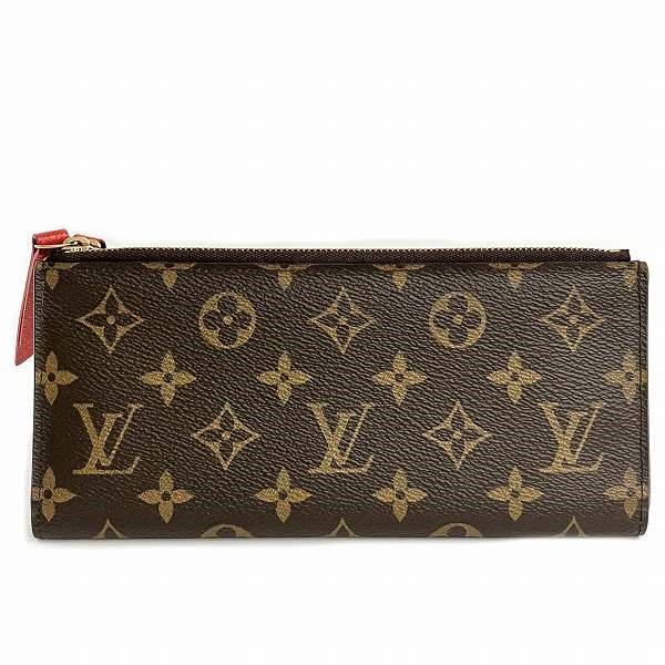 ルイヴィトン Louis Vuitton モノグラム ポルトフォイユ・アデル M61287 長財布 2つ折り長財布 ユニセックス 【中古】