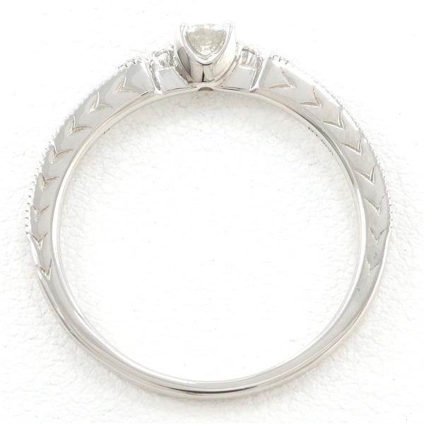 正規品人気SALEPT900 リング 指輪 9号 ダイヤ 総重量約2.0g 中古 美品 送料無料☆0315 プラチナ台