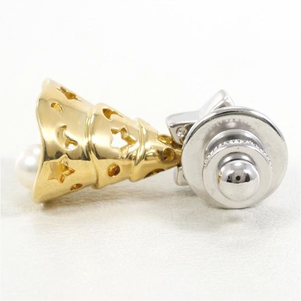 25%OFF】ミキモト K18YGWG 合金 ピンブローチ パール ダイヤ 約4mm 総重量約6.7g｜激安アクセサリー通販のワンダープライス