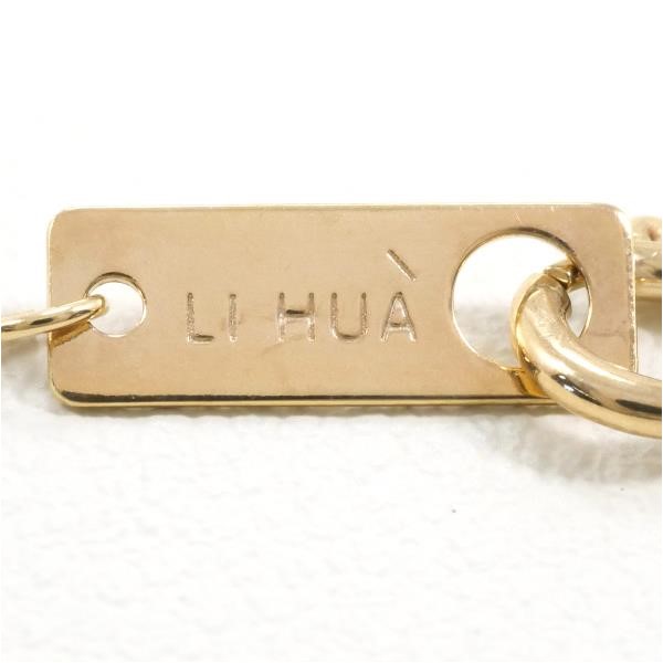 5%OFF】LIHUA PT900 K10YG ネックレス ダイヤ 0.02 総重量約1.0g ...