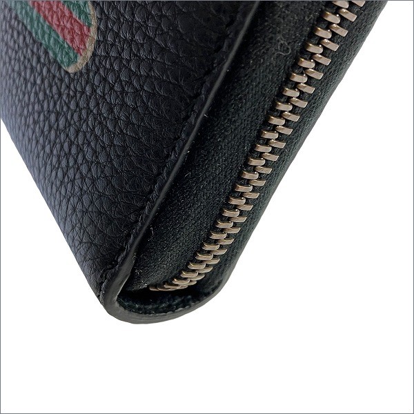 10%OFF】グッチ GUCCI 496317 ロゴプリント ラウンドファスナー 財布 長財布 ユニセックス  【中古】｜激安アクセサリー通販のワンダープライス