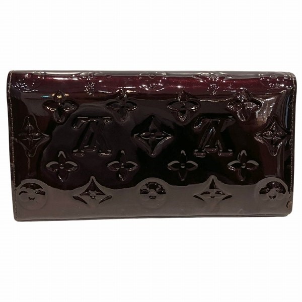 10%OFF】ルイヴィトン Louis Vuitton モノグラムヴェルニ ポルトフォイユ サラ M93524 長財布 2つ折り財布 レディース  【中古】｜激安アクセサリー通販のワンダープライス